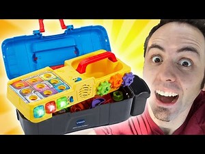 Best Developmental Toys 2 Year-Olds | Drill and Learn Toolbox Unboxing & First Look Review