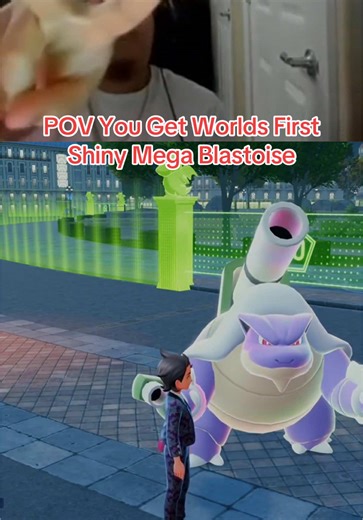 POV You Get Worlds First Shiny Mega Blastoise in Pokemon legends za #legendsza #shinypokemon #shinyhunting #megapokemon #megablastoise