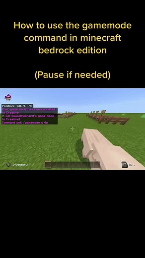 #Minecraft #commandblock #gamemode