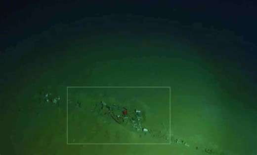 A deep-sea submersible reached 5,112 meters below the Mediterranean and found something that should not be there