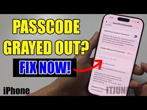 iPhone Passcode Grayed Out? FIX "Turn Passcode Off" NOW!