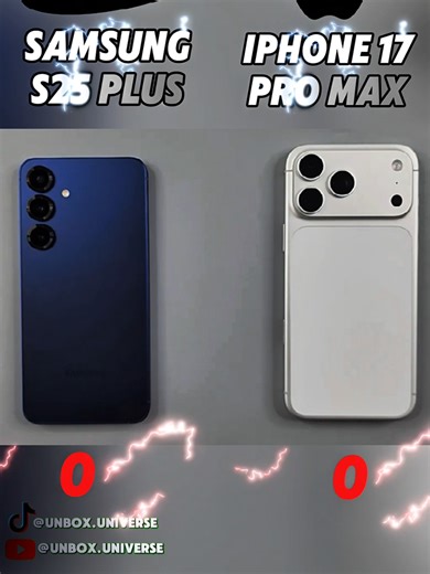 iPhone 17 Pro Max vs Samsung S25 Plus ⚡ INSANE Speed Test — The Winner Will SHOCK You! 💀🔥... #iPhone17ProMax#SamsungS25Plus #SpeedTest #TechBattle #FYP