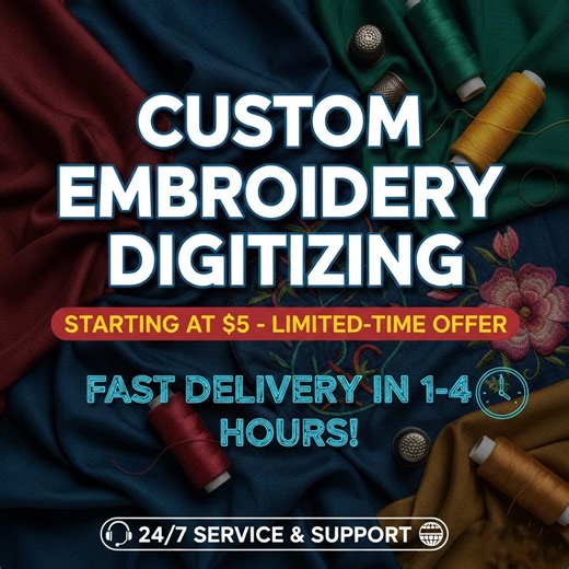 Custom Embroidery Digitizing, Logo Digitizing, Custom Digitize ,image Digitizing Embroidery, Embroidery Digitizing Service - Etsy