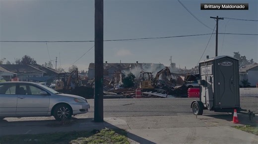 Doorbell camera catches moment house explodes in California