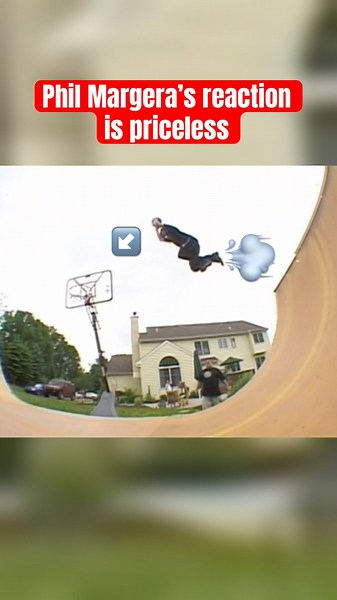 Bam Margera epic slam dunk! 🏀 #Shorts #BamMargera
