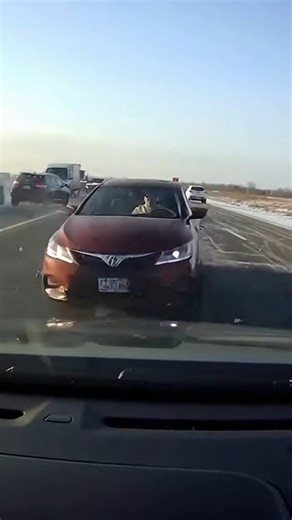 Elle Wizzy on Instagram: "Crazy ice and snow crash leads to 20 car pileup! Wow would you look at all them cars! #fyp #foryoupage #viral #trending #reels #explore #dashcam #carcrash #caraccident #caughtoncamera #watchtilltheend #chaos"