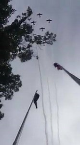 Flyover by WWII-era aircraft on today, Military Appreciation Day. #mnstatefair | Minnesota State Fair