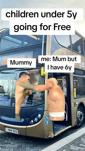 😄🚍 Funny Bus Joke – “Children Under 5 Travel Free!”