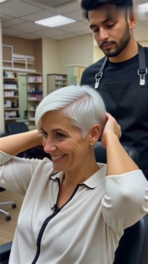 Classic Pixie for Women Over 55! #haircut