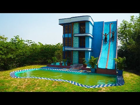 How to Build a Twin Paradise Water Slide - Step by Step [Part end]