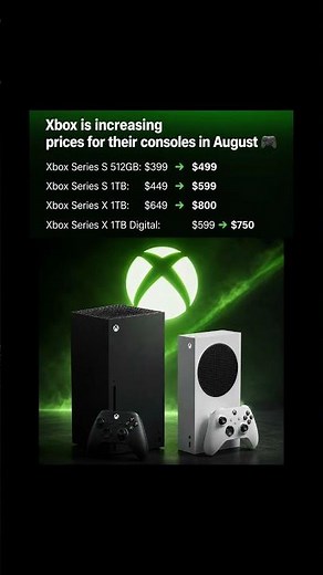 Xbox announces new price increase for consoles