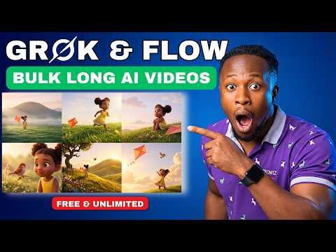 GROK & FLOW Automation Just Changed AI Videos Forever (FREE & UNLIMITED)