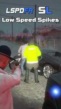 One Low Speed Spike Strips Deployed In LSPDFR