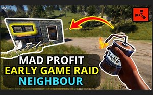 Rust - solo玩家开荒之后第一次抄家