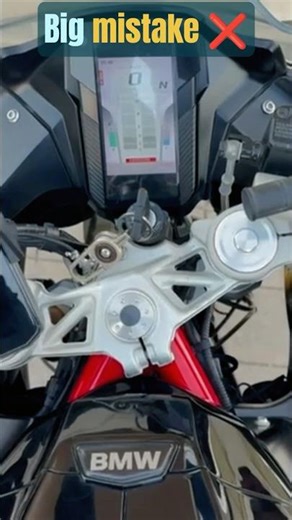 Don’t start your bike like this 😳 #shorts