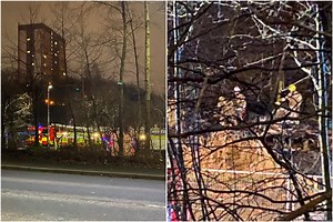 Caravan fire in Glasgow sees SFRS teams scramble to tackle flames