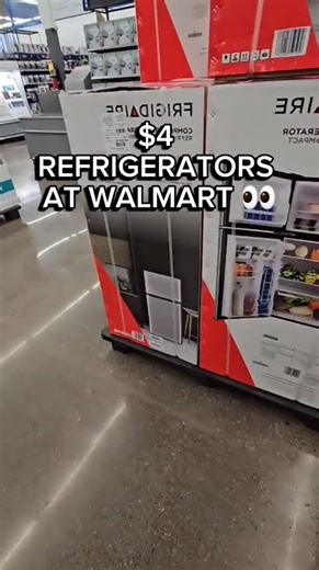 $4 REFRIGERATORS AT WALMART 👀
