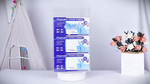 Acrylic Gloves Box Dispenser Holder Wall-Mounted,3 Box Capacity,Glove and Facial Tissue Wire Rack for Kitchen,Healthcare,Hospital,Restaurant,Workshop,Office,Etc(10”x3.2”x17”)