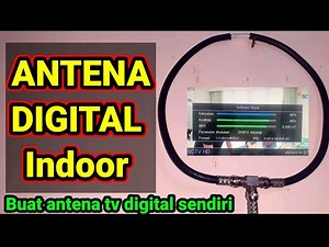 Cara membuat antena tv digital sendiri indoor jernih dari kabel tv