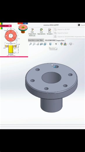 Exercise 36/200 — SolidWorks CAD Journey #soliworks #cad #learninginpublic #mech | Ifeoluwa Abdulsamad