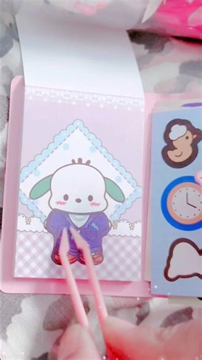 Hello Kitty Dress up Sticker book #sanrio #hellokitty #hk #dress #game #pink #asmr #aesthetic thetic