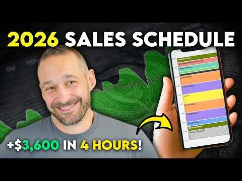 The BEST Insurance Sales Schedule To Use in 2026 ($1,000/hr)