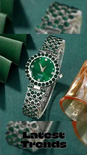 Women’s Heart Rhinestone Watch & Jewelry Set – Elegant, Timeless & Luxurious