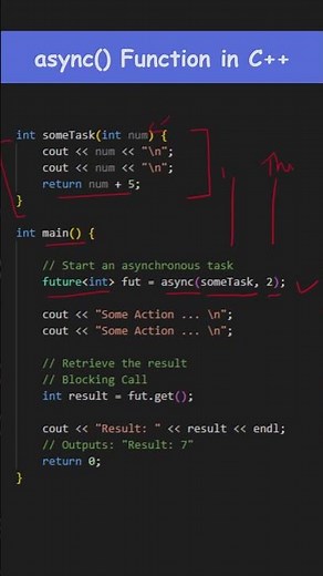 What is std::async() Function in C++ ? Run Functions Asynchronously in C++11 /14 #100daysofcoding