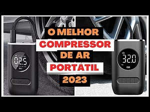 COMPRESSOR DE AR PORTÁTIL SUPER POTENTE - O MELHOR COMPRESSOR DE AR 2023 [Unboxing, Review e testes]