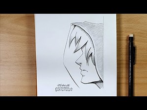 How to Draw an Anime Boy with a Hoodie Step by Step | Easy Sketch for Beginners