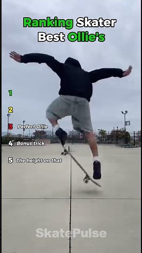 Ranking Skaters best Ollie's