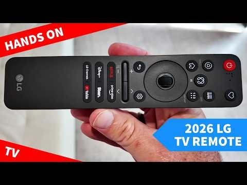 New 2026 LG TV Remote vs LG 2025 Magic Remote - for OLED, Micro RBG, QNED, Mini LED, Monitors