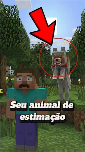 Oque seu animalde estimação faz quando você não está olhando?😨 #minecraft #josativi #youtube #shorts