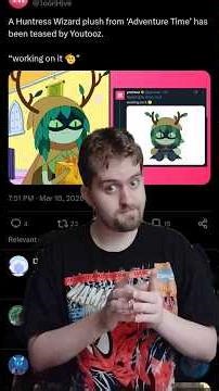 A Huntress Wizard plush from ‘Adventure Time’ has been teased by Youtooz