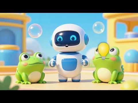 Robo Ribbit: Pilot - The Mystery of the Shiny Red Button! 🤖🐸 | Curiosity & Patience