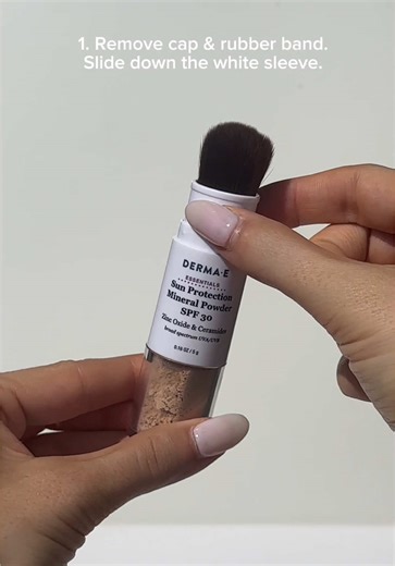 Effortless UV Protection with DERMAE SPF 30 Powder