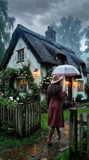 Rainy Cozy Night | Brownies and calm in an English cñCottage #slowliving #cozynights #cozy #relax