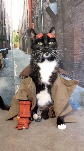 Hellboy and the P.U.R.R. #Hellboy | Cat Cosplay