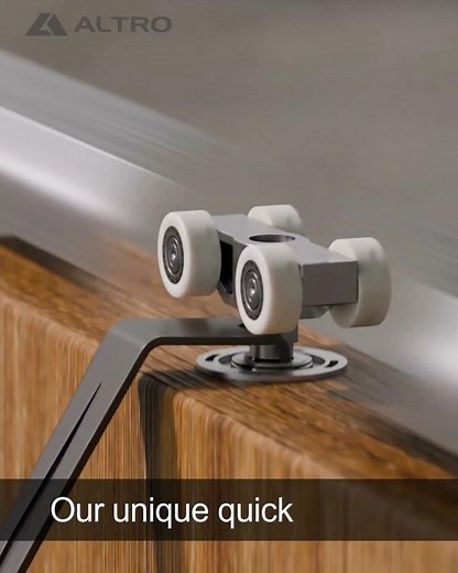 Svelto Evo - The easiest solution for hanging heavy sliding doors.