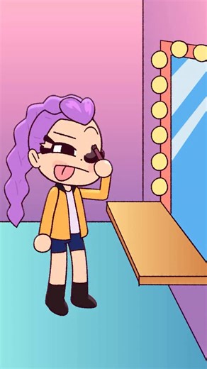 256K views · 4K reactions | #kpop #animation #makeup funny | AnimeToons | Facebook