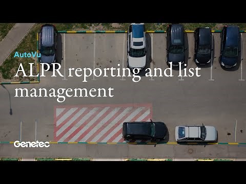 Autovu ALPR reporting and list management