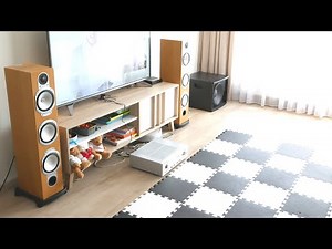 The box pro sub + Monitor audio sound & bass test