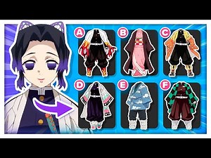 GUESS THE DEMON SLAYER CHARACTER BY HIS CLOTHES 👘👹 Kimetsu no Yaiba/Demon Slayer quiz ⚔️