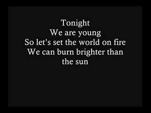 ( ) Fun - We Are Young - Lyrics | 노래 가사