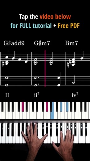 5 Smooth F-Sharp Chord Progressions +Free Sheet Music (Preview 3)