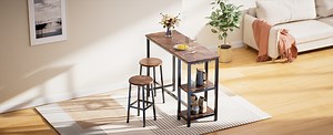 Watch Qsun bar table set on Amazon Live