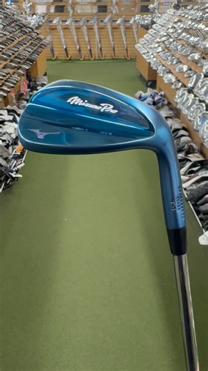 The Blue Ion finish on this Mizuno Pro T-1 wedge is so clean! 🤩 What's your favorite finish on a wedge? Add one to your bag today! https://bit.ly/4kuczkv #2ndswinggolf #golf | 2nd Swing Golf