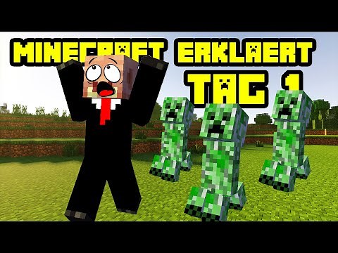 Minecraft Erklärt Für Anfänger | Tag 1 in Minecraft | das brauchst du alles
