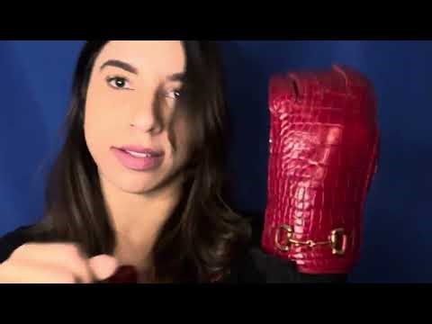 Runway Model and actress Gizele Tavares Review for Gucci crocodile gloves