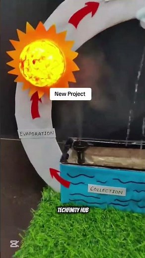 New Project | Water Cycle Working Model for Science Exhibition #WaterCycle #ScienceProject